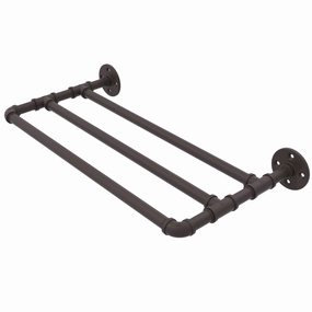 18" Wall Mounted Towel Shelf, Oil Rubbed Bronze Finish