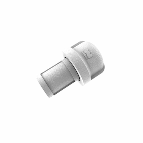 1" Cabinet Knob, Matt White Finish