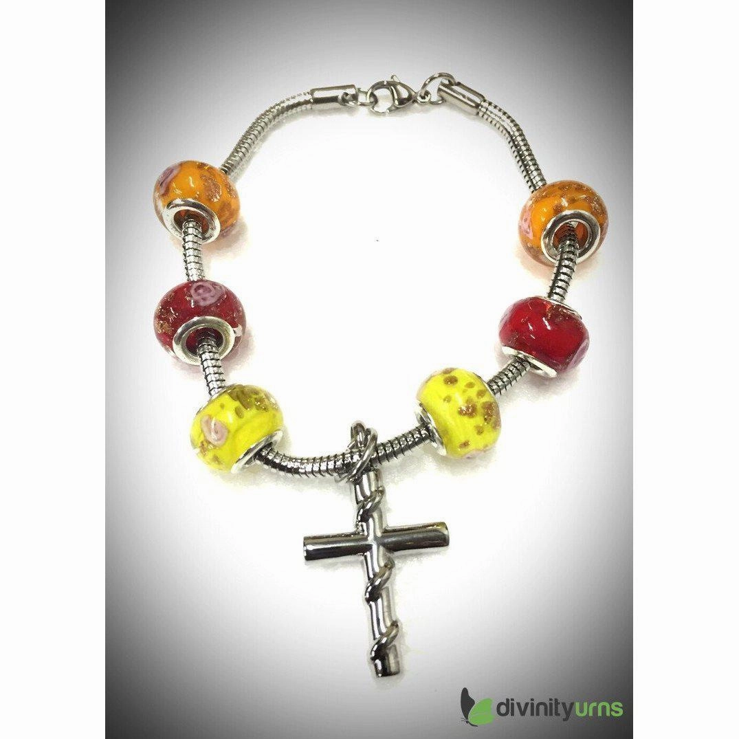 "Stylish Summer" Murano bead cremation Bracelet