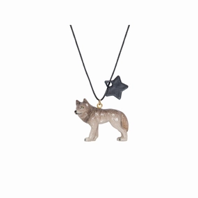 A Mini Penny Wolf Necklace