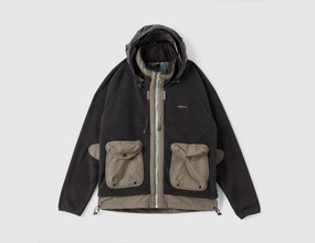 Afield Out Crest Fleece Jacket / Black