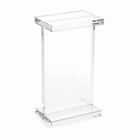 Alden Crystal Martini Table - Clear - Crystal