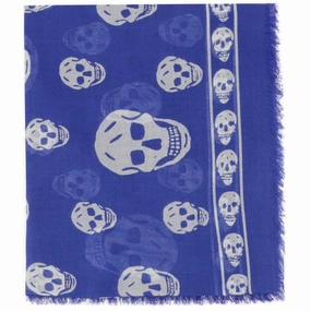 Alexander McQueen Classic Skull Printed Scarf