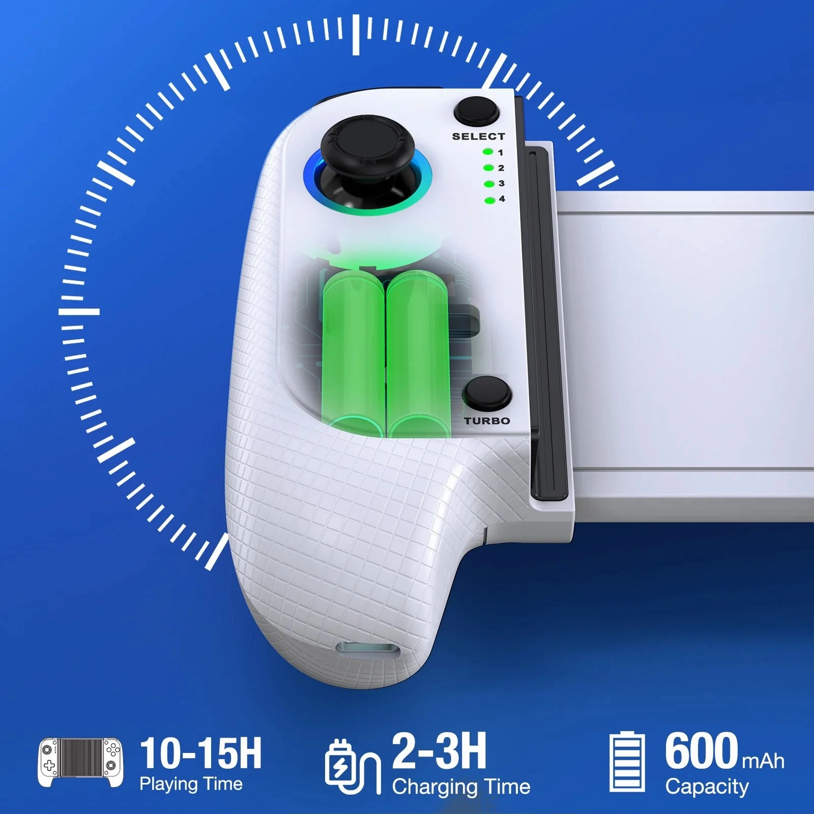 Beboncool Mobile Gaming Controller for Android /IPhone, Wireless Gamepad Designed for Xbox Game Pass Ultimate, Steam Link, Arcade, GeForce Now, White