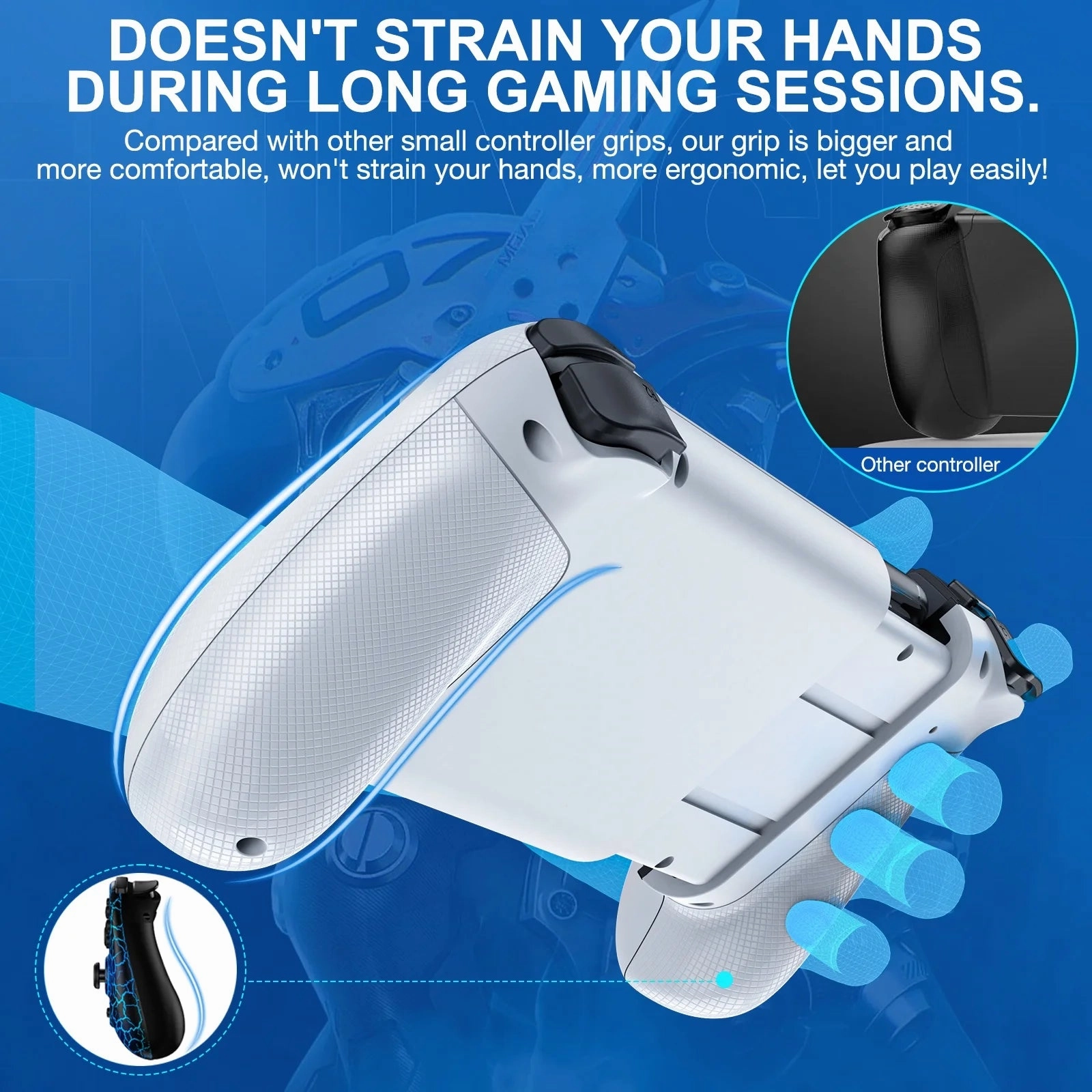 Beboncool Mobile Gaming Controller for Android /IPhone, Wireless Gamepad Designed for Xbox Game Pass Ultimate, Steam Link, Arcade, GeForce Now, White