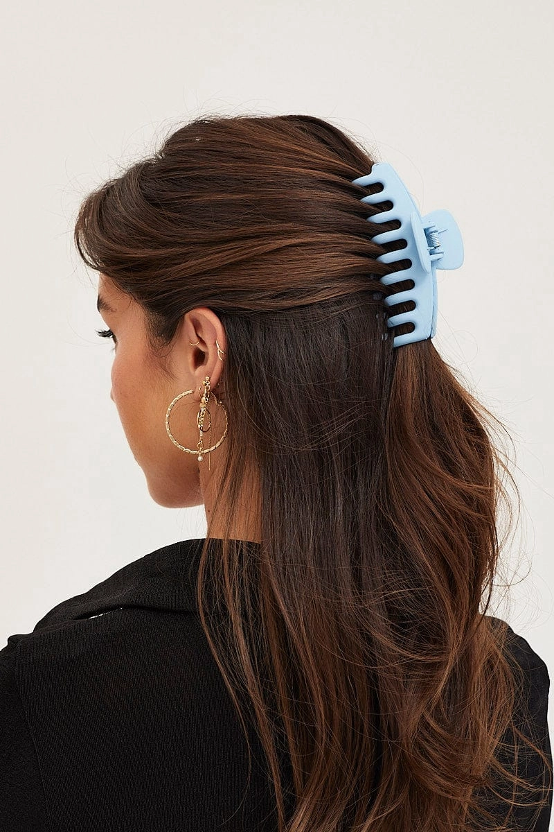 Blue Classic Claw Clip