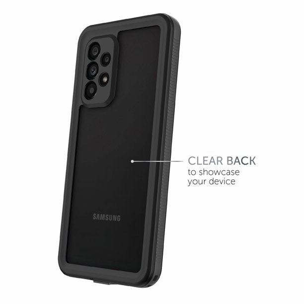 Body Glove 107100 Tidal Waterproof Phone Case for Samsung Galaxy A53 5G, Black/Gray