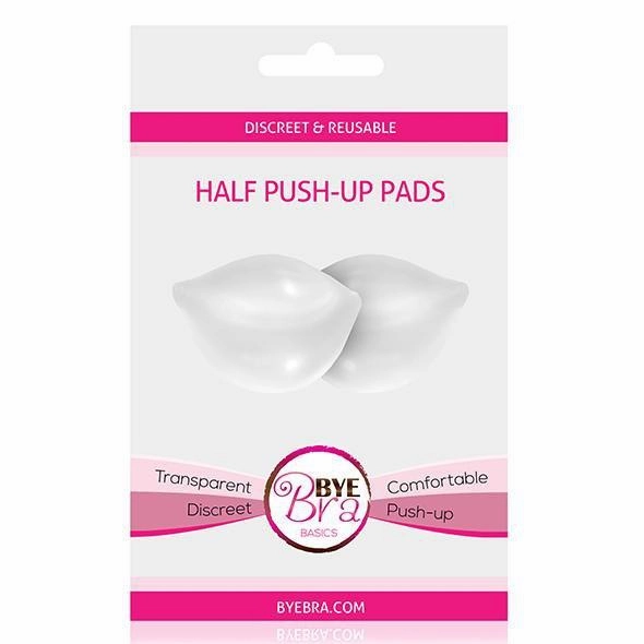 Bye Bra - Discreet and Reusable Half Push-Up Pads (Clear)