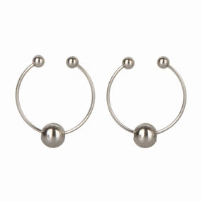 California Exotics - Nipple Play Nipple Jewelry Ring (Silver)