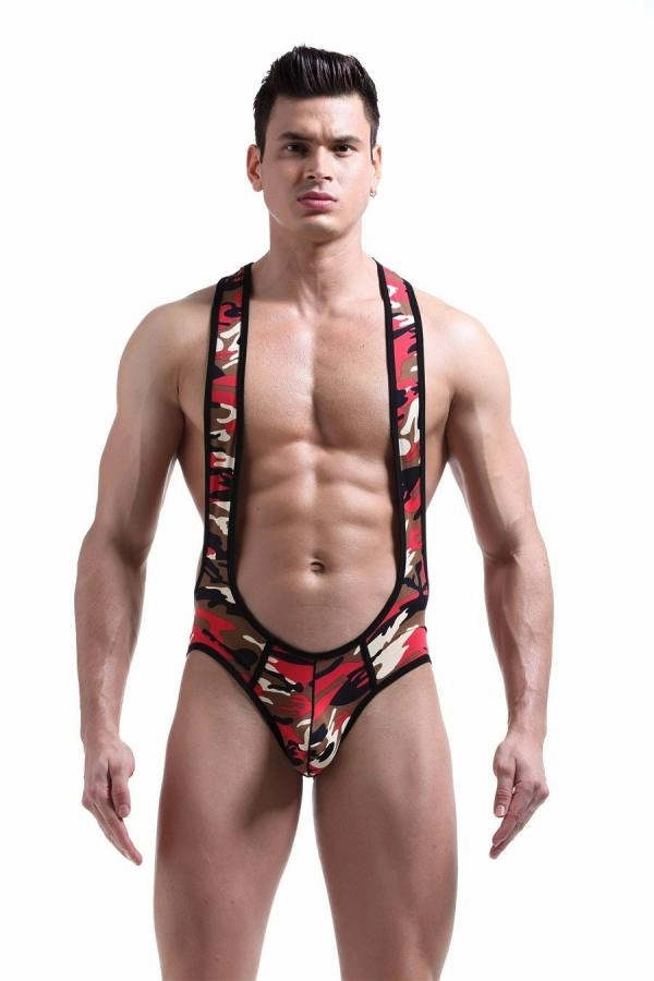 Camouflage Gay Men Underwear Sexy Mens Thongs G Strings Tanga Penis