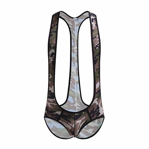 Camouflage Gay Men Underwear Sexy Mens Thongs G Strings Tanga Penis