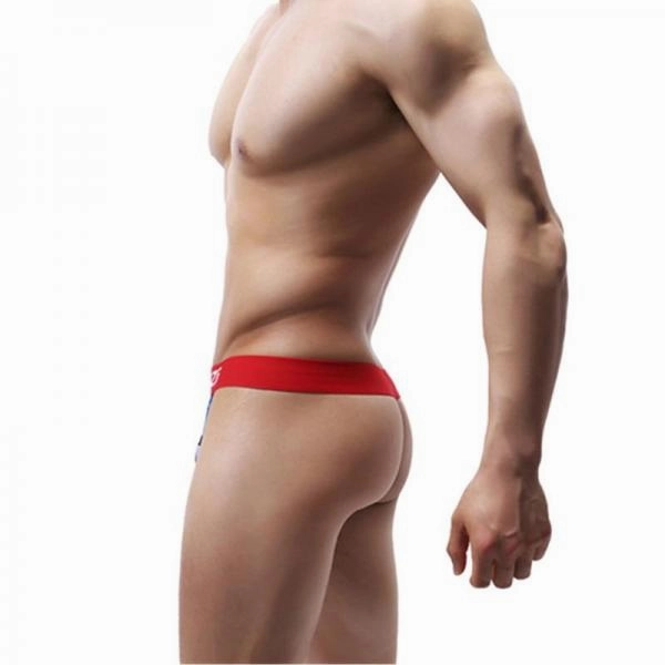 Camouflage Underwear Mesh Briefs Backless Pouch Jockstrap Low Waist