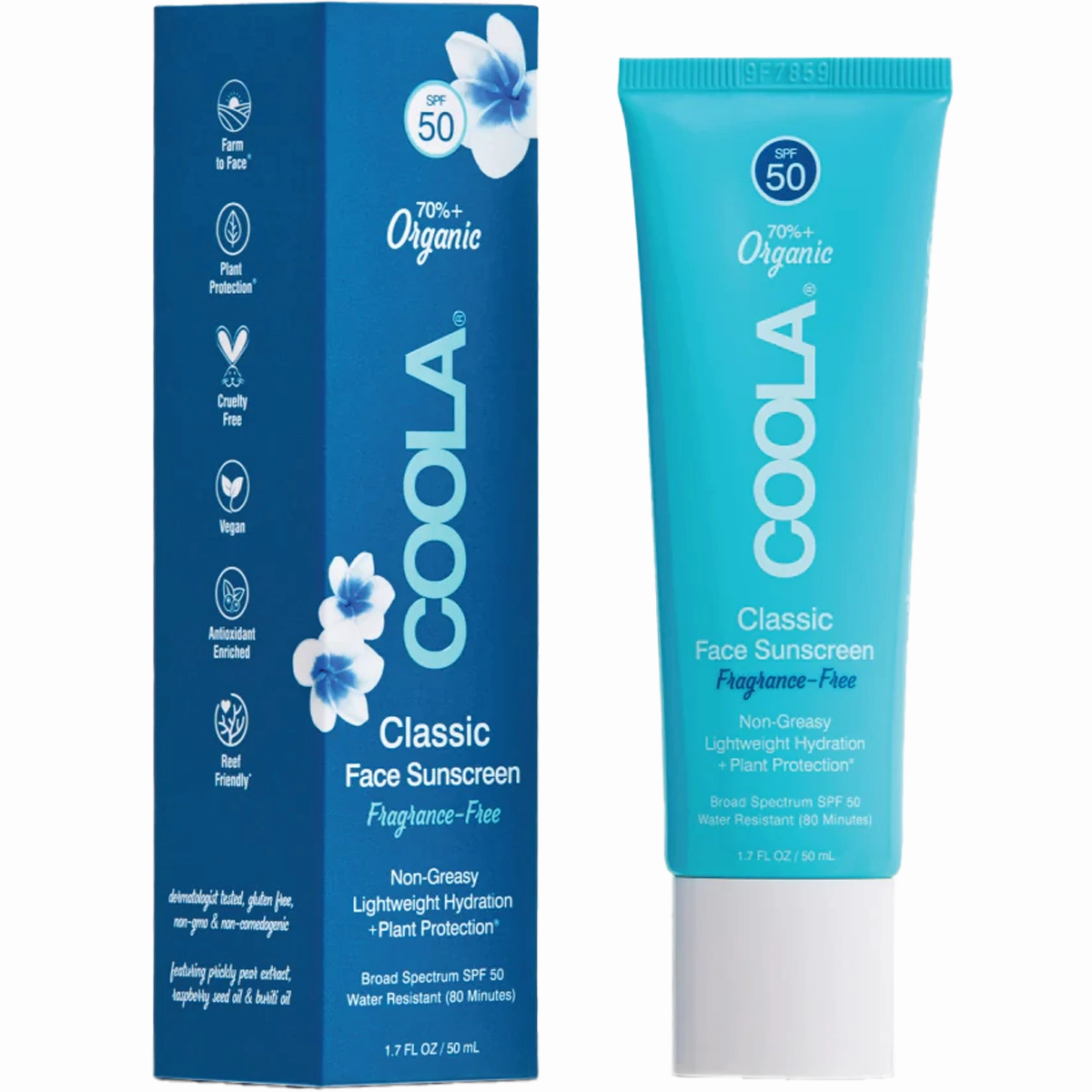 Classic Face Organic Sunscreen Lotion SPF 50