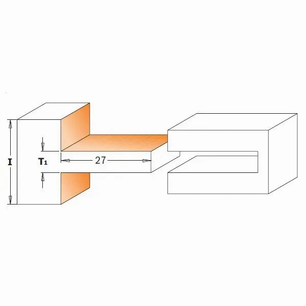 CMT-800.627.11 - TENON CUTTING SET