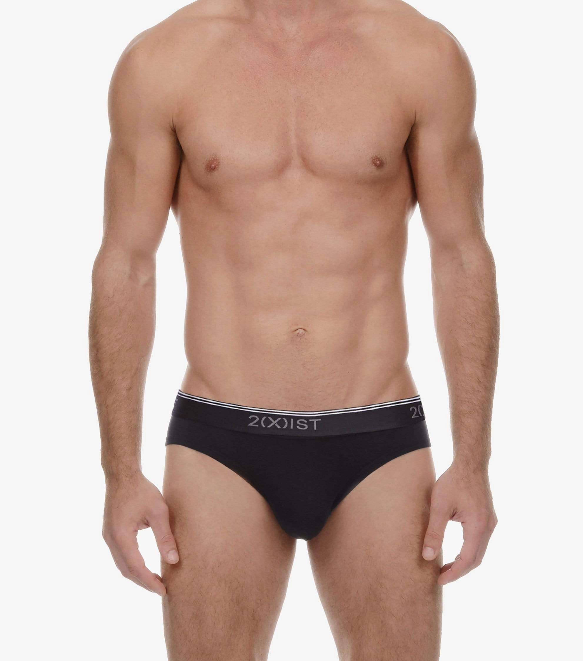 Cotton Stretch No-Show Brief 3-Pack