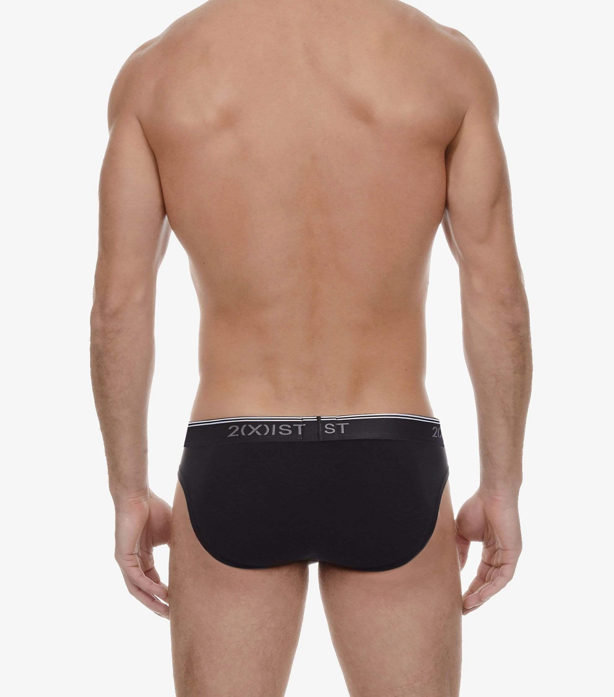 Cotton Stretch No-Show Brief 3-Pack