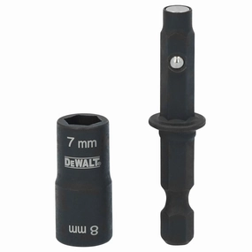 DEWALT DWADEND78MM- 7mm & 8mm Socket w/ Short Extension
