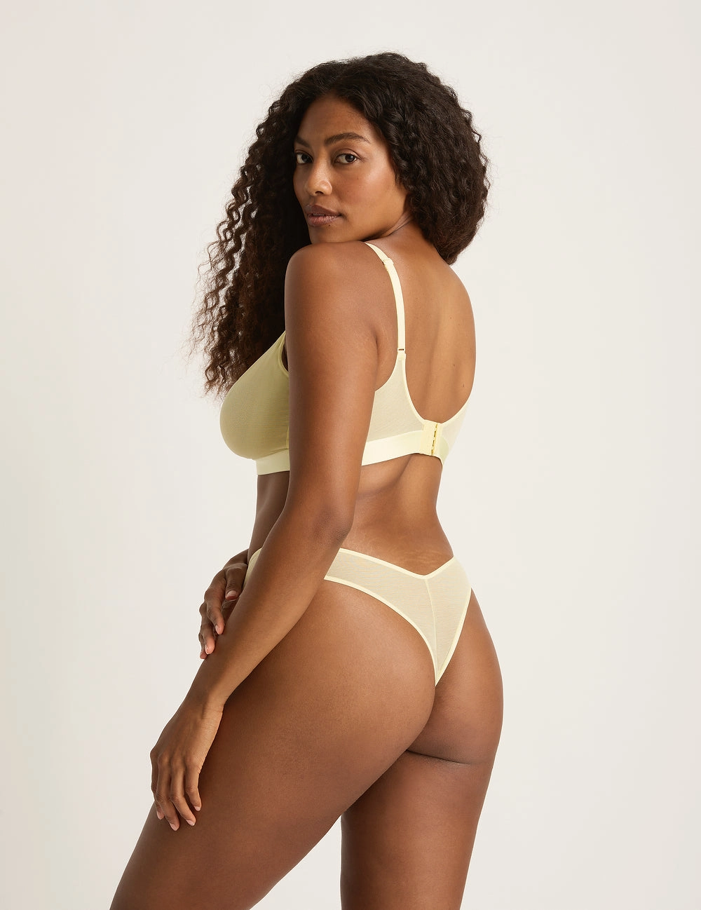 FreeMesh Full Bust Wireless Bra - Lemon