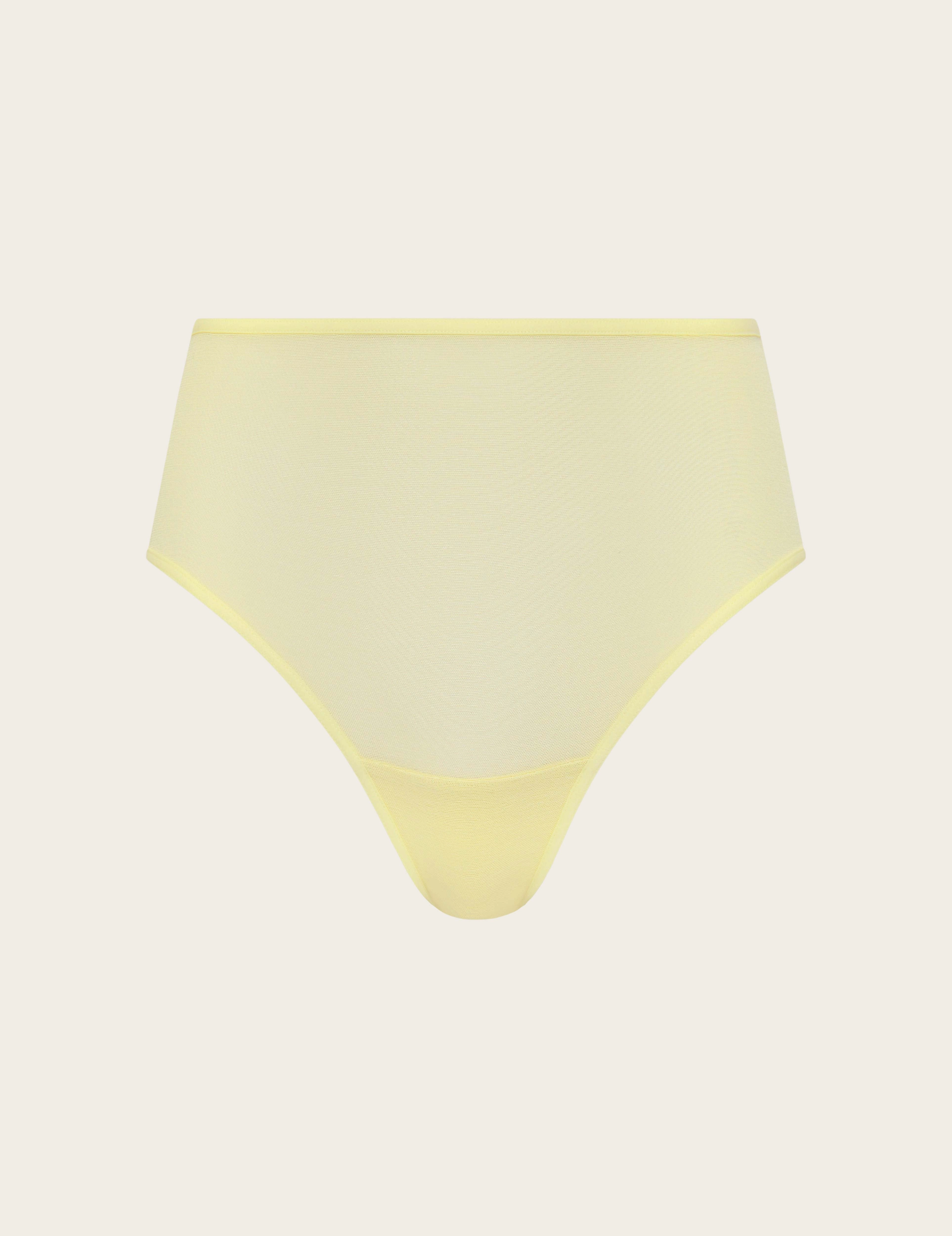 FreeMesh High-Cut Full Brief - Lemon