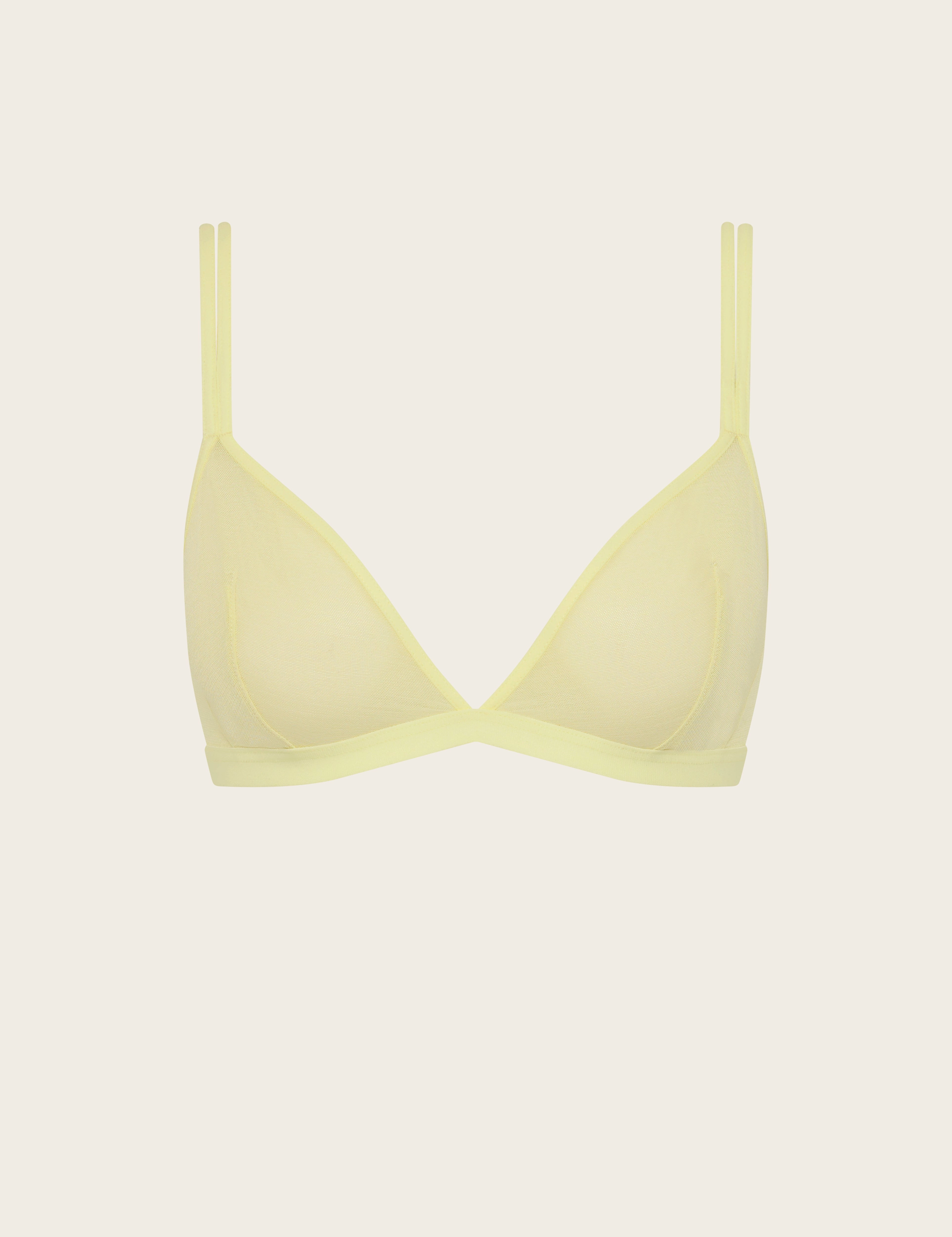 FreeMesh Triangle Bralette - Lemon