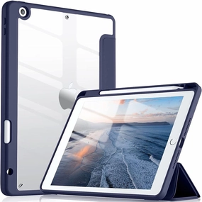 Funbiz iPad 10.2" Case Cover for Apple iPad 7th 8th 9th Generation w/Pencil Holder & Tri-Fold Stand