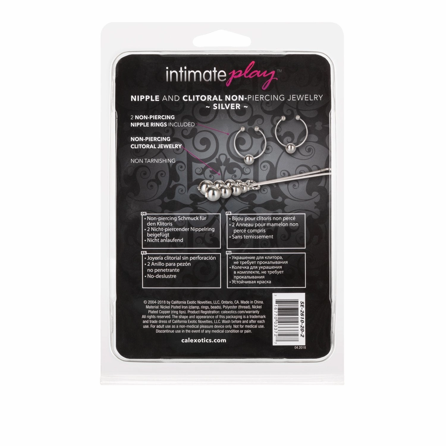 Intimate Play™ Nipple and Clitoral Non-Piercing Body Jewelry™