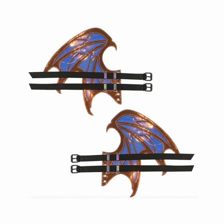 Iridescent Dragon Wing Boot Straps