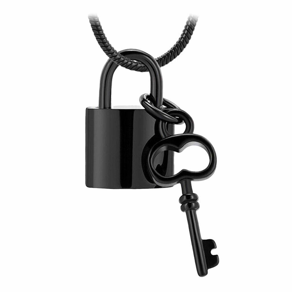 J-197 - Lock and Key  ~Pendant with Chain
