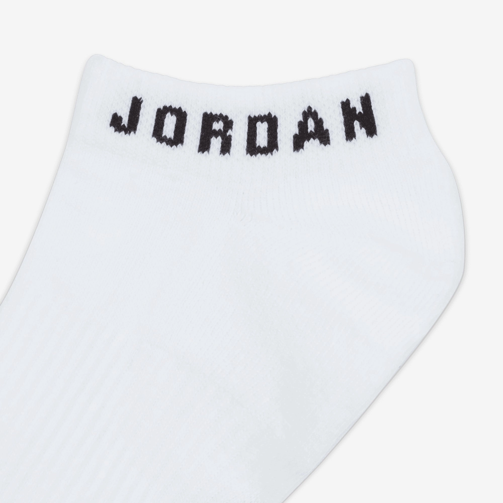 Jordan | EVERYDAY NO-SHOW SOCKS (3 PAIRS) { WHITE/BLACK