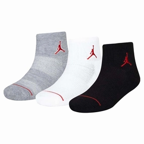 Kid's Jumpman Quarter Socks (3 Pack)