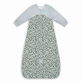 Love To Dream Long Sleeve Sleep Bag Organic 1.0T Olive/Animal