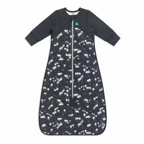 Love To Dream Organic Cotton Sleep Bag With Merino Wool 3.5 Tog Charcoal - Sheep Life