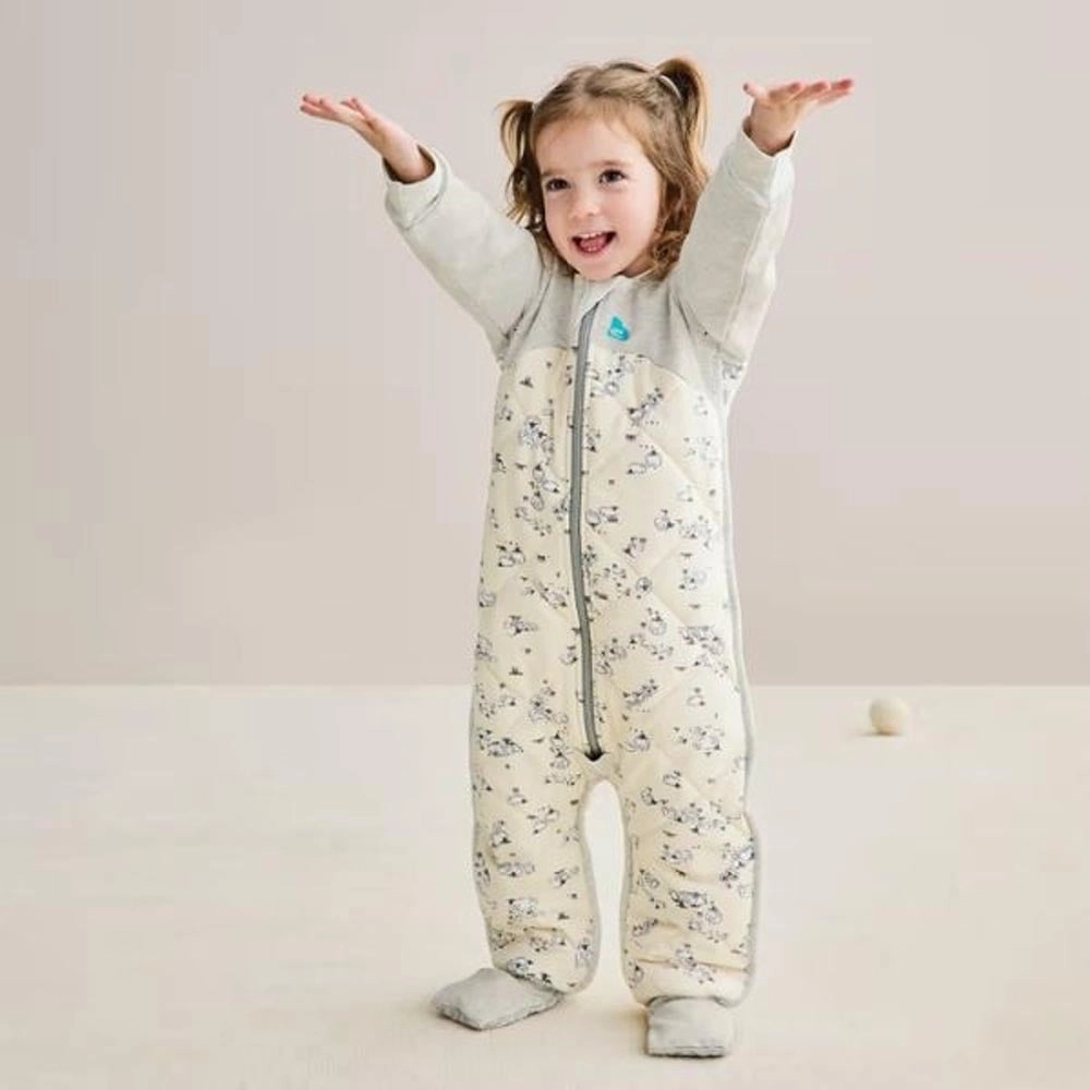 Love To Dream Organic Cotton Sleep Suit With Merino Wool 3.5 Tog Sand - Sheep Life