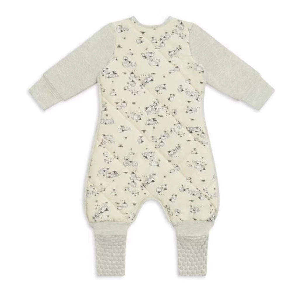 Love To Dream Organic Cotton Sleep Suit With Merino Wool 3.5 Tog Sand - Sheep Life