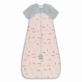 Love To Dream Sleepbag Organic 1.0T Dusty Pink/Daredevil Bunny