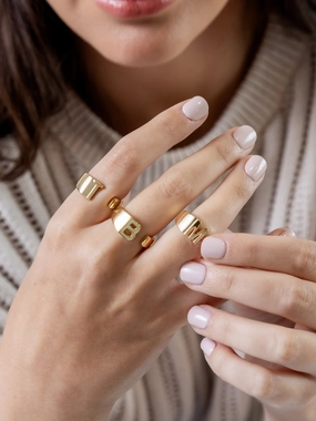 Luxe Sydney Initial Rings
