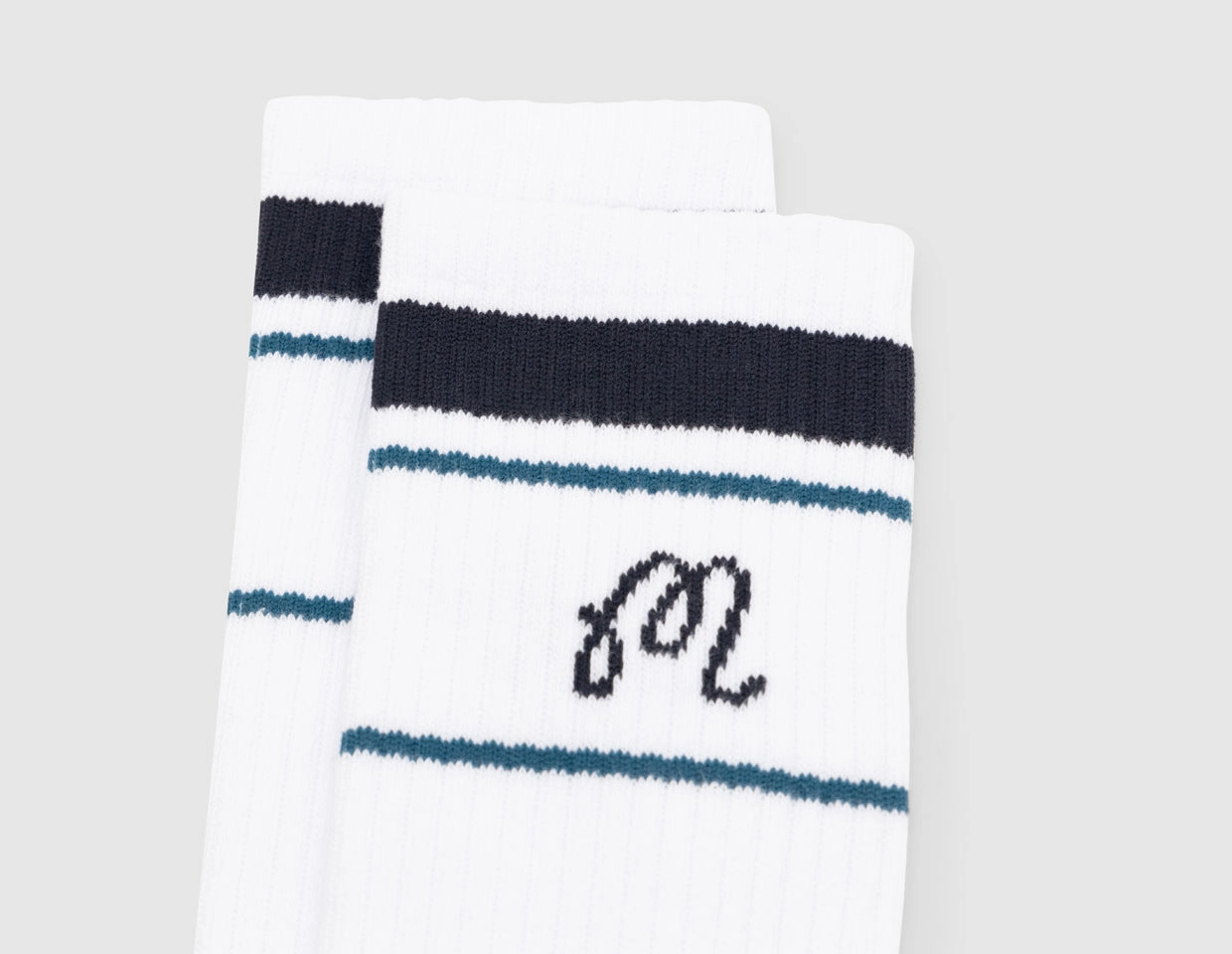 Malbon Sportiva Socks / White