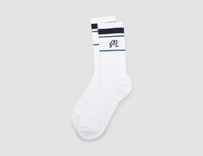 Malbon Sportiva Socks / White