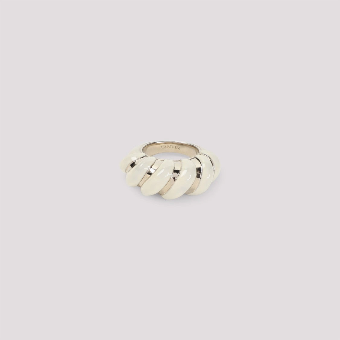 Melodie Candy Off White Brass Ring