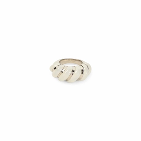 Melodie Candy Off White Brass Ring