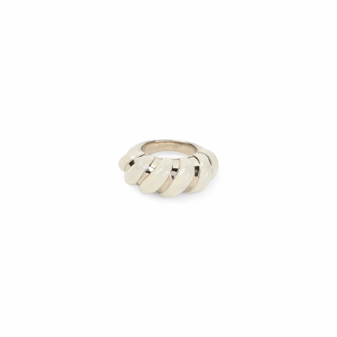 Melodie Candy Off White Brass Ring