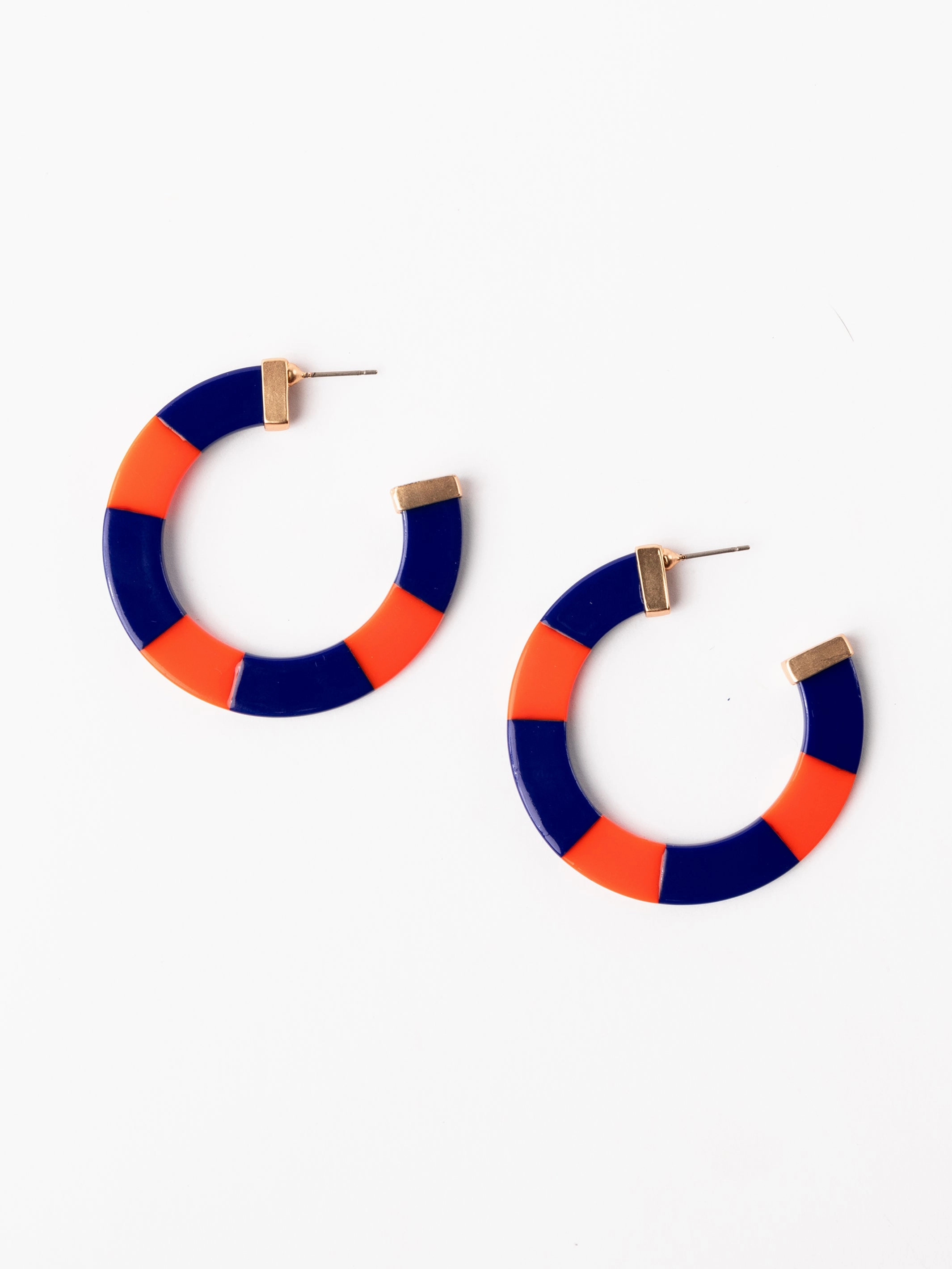 Melody Earrings | Blue   Orange