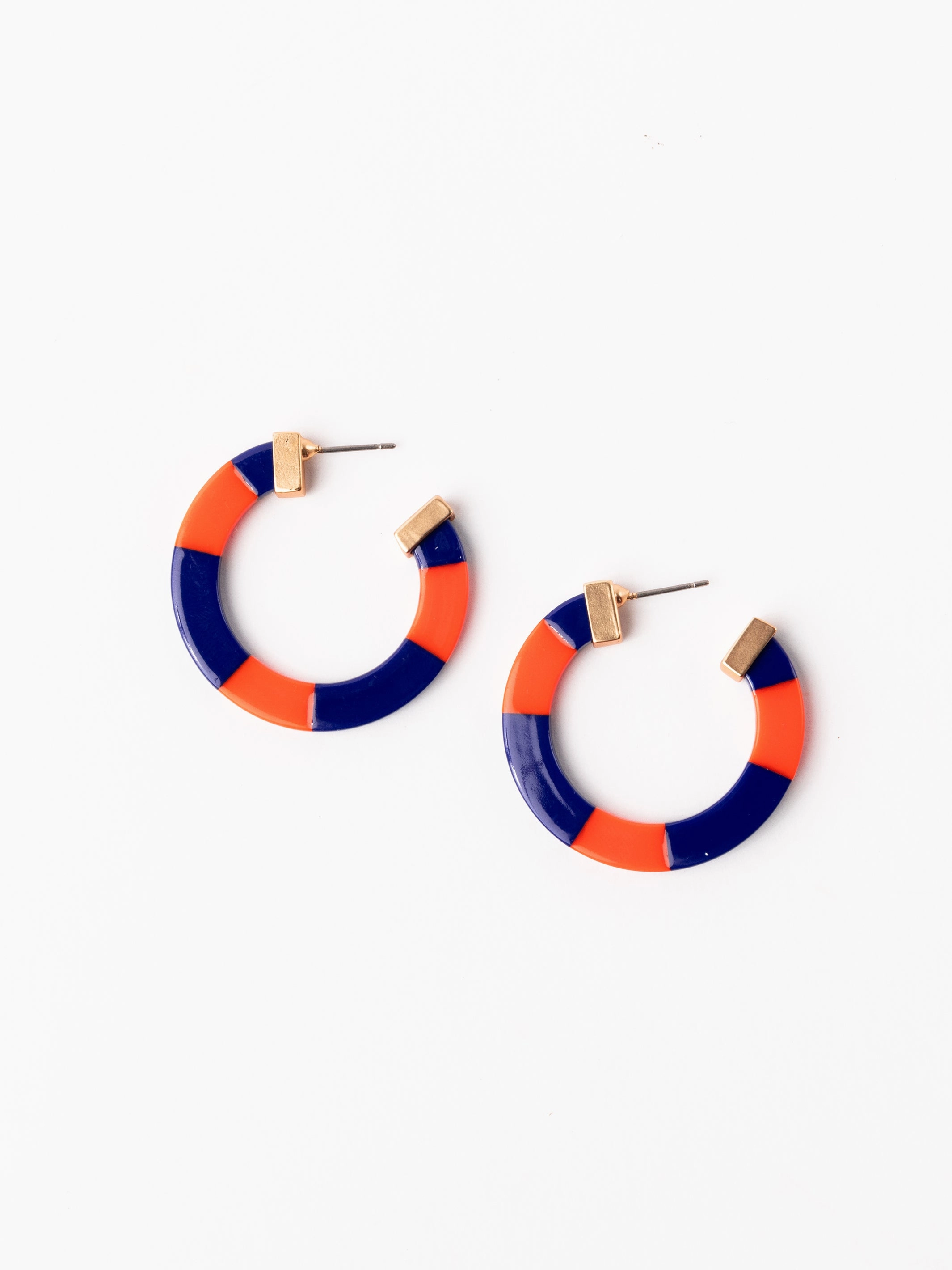 Melody Earrings | Blue   Orange
