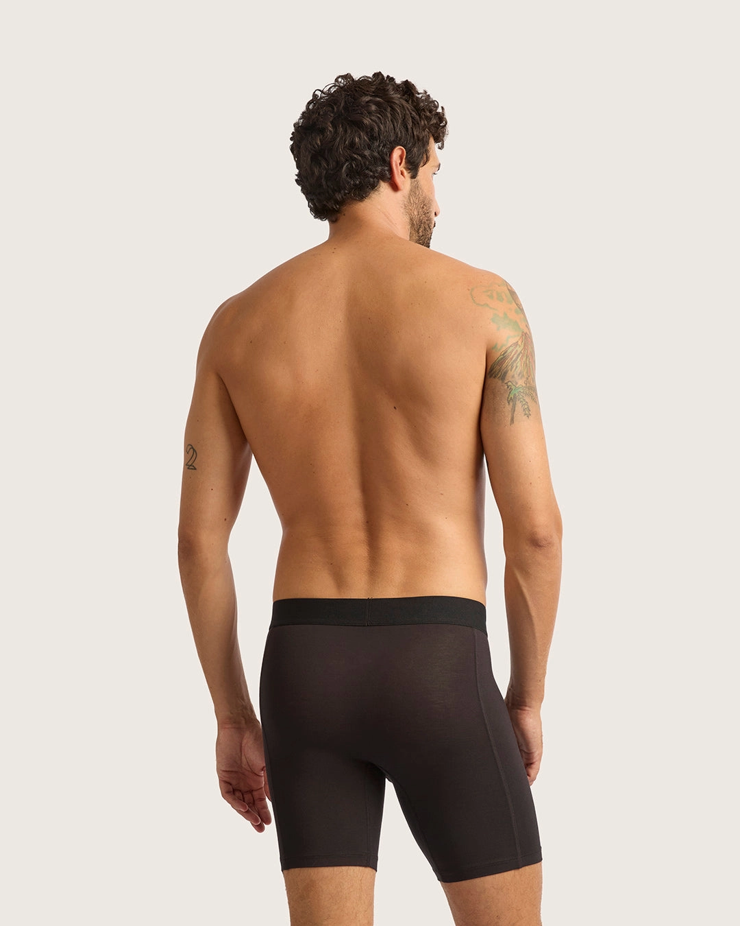 Men's Everyday Long Boxers - Black