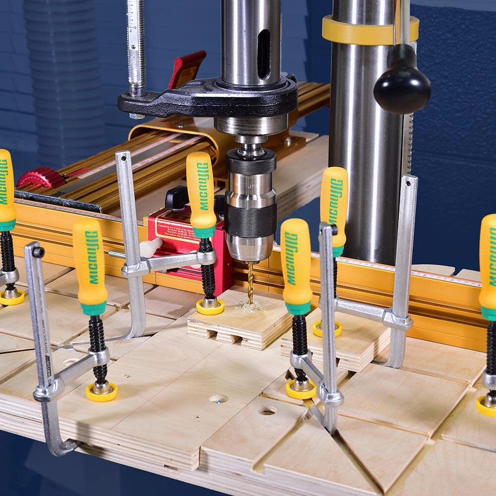 MICROJIG DVC-538K2  - Dovetail Track Clamp® (2-pack)