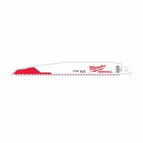 Milwaukee 48-01-7026 - 9" 5 TPI The AX™ Demolition Wood Cutting Sawzall®  Blade Bulk 100