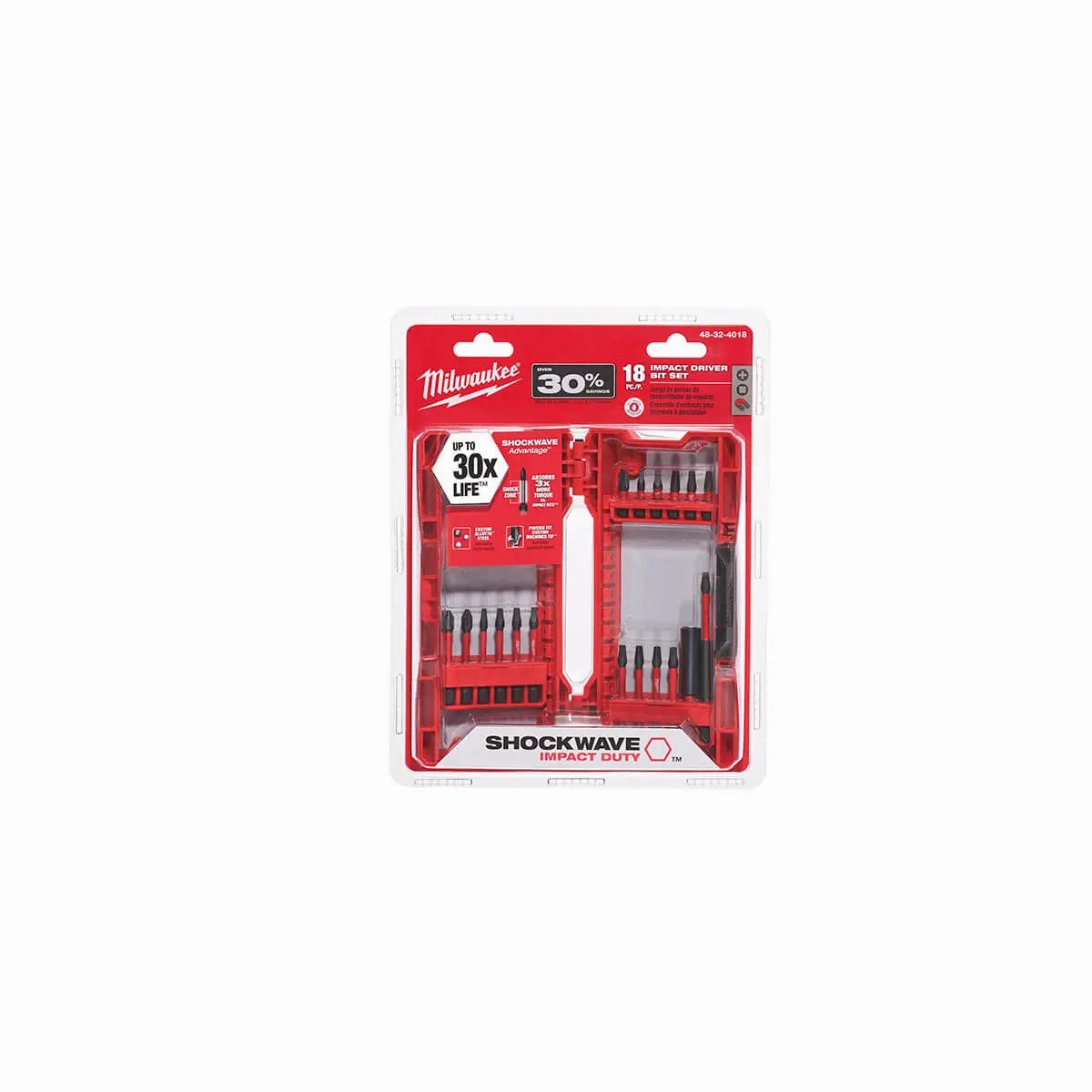 Milwaukee 48-32-4018 - SHOCKWAVE™ 18-Piece Impact Drill and Drive Set