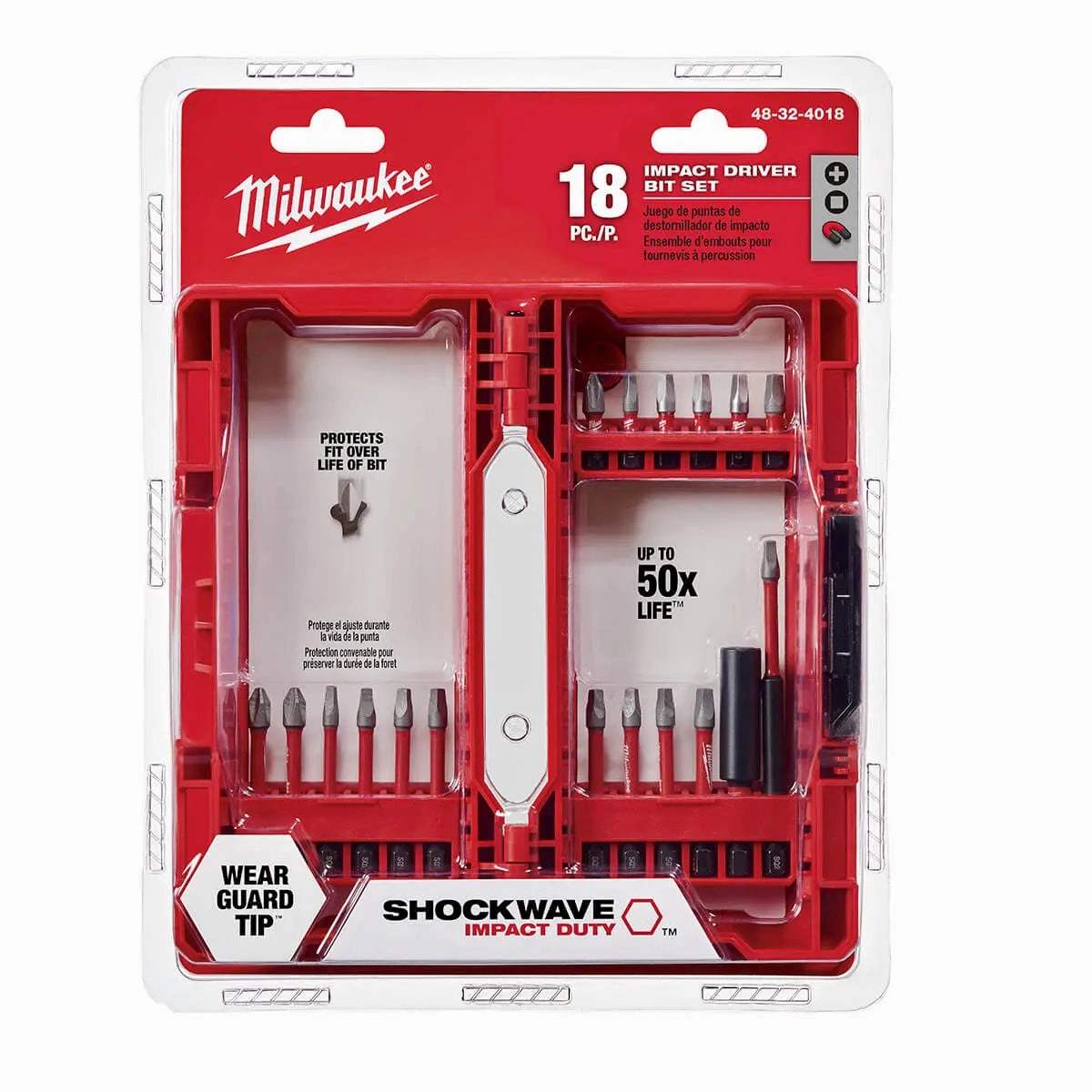 Milwaukee 48-32-4018 - SHOCKWAVE™ 18-Piece Impact Drill and Drive Set