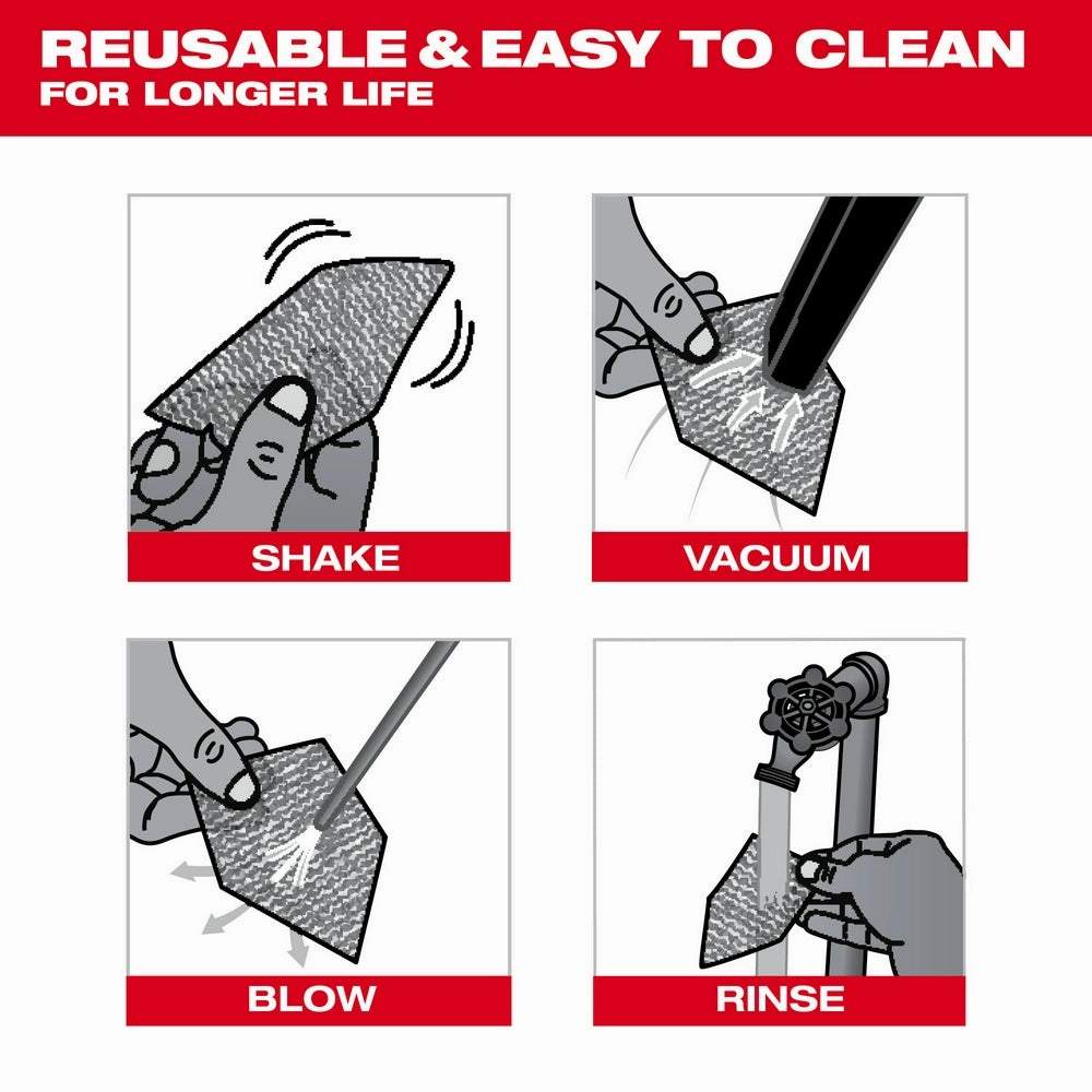 Milwaukee 48-80-5120 - 120 Grit Mesh Sanding Sheets for M12 FUEL™ Orbital Detail Sander 12-Pack