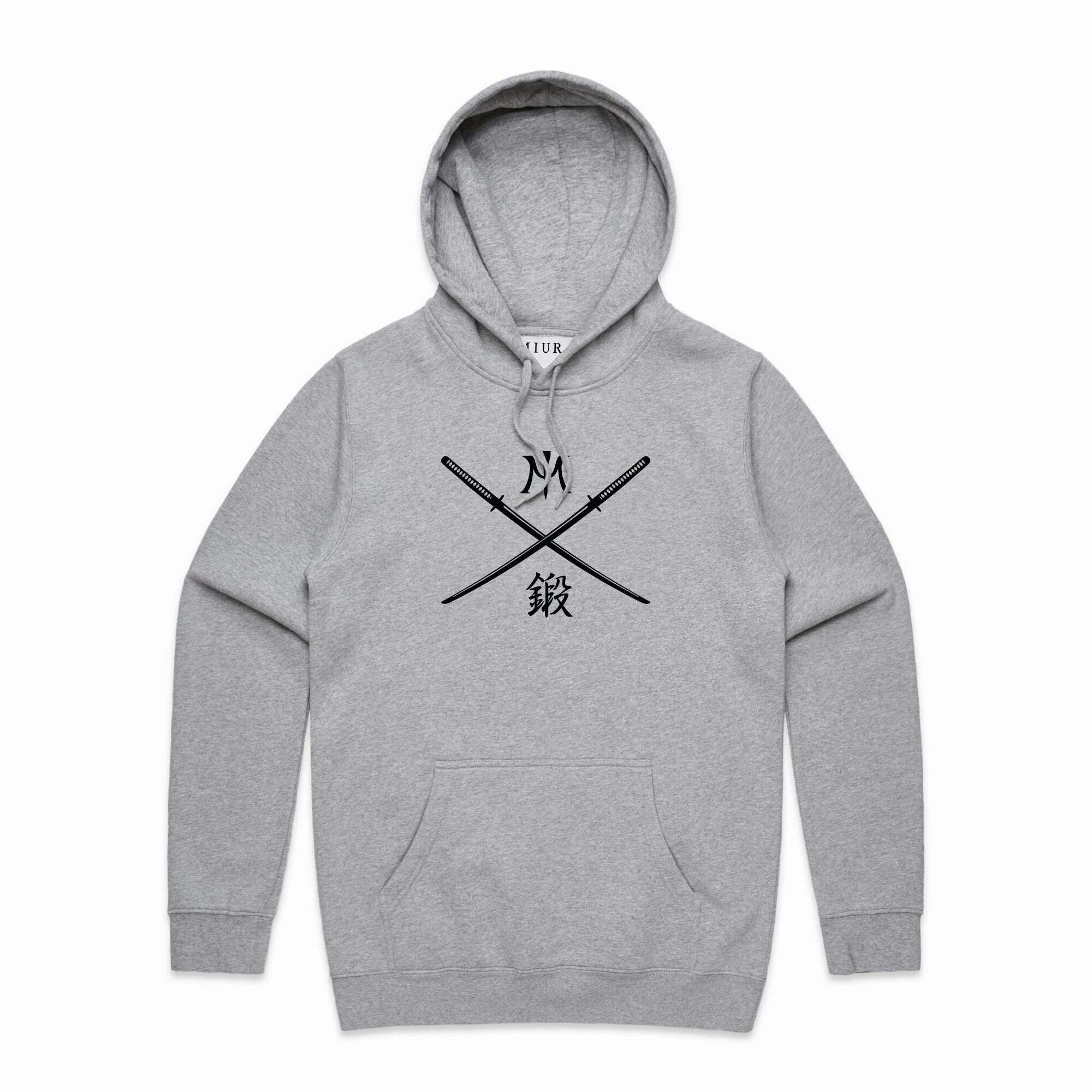 Miura Samurai Hoodie Grey
